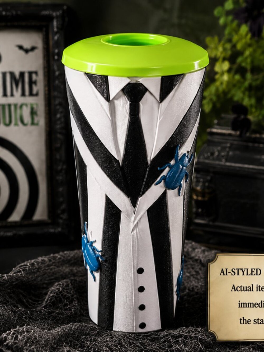 Beetlejuice AMC 2024 Movie Tumbler 20oz | Cup & Lid Only No Straw